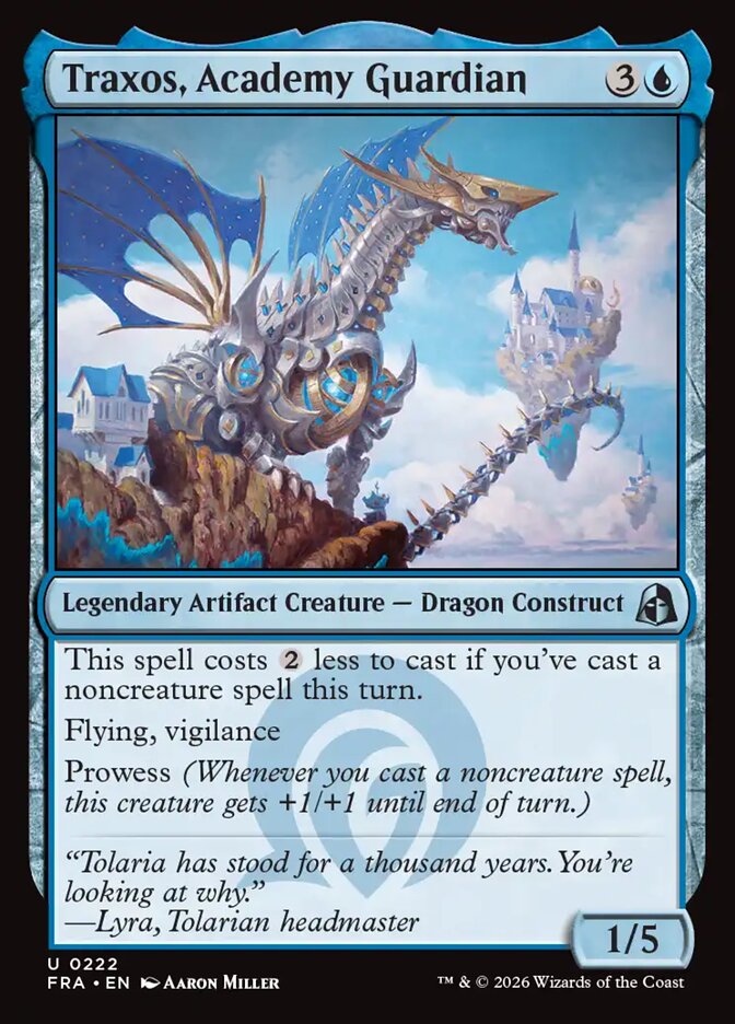 Traxos, Academy Guardian (222) – Magic: The Gathering, Reality Fracture