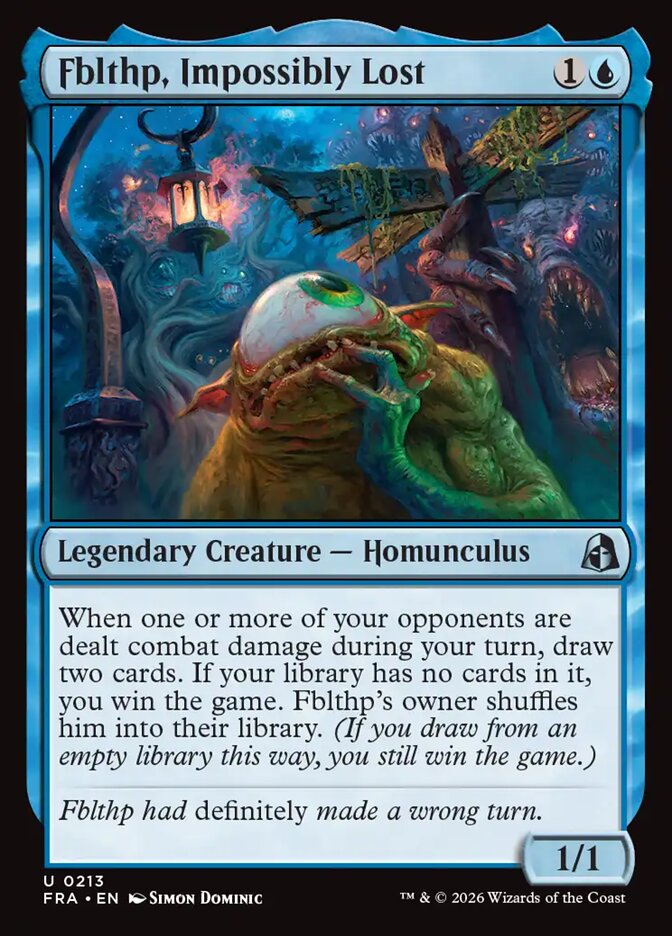Fblthp, Impossibly Lost (213) – Magic: The Gathering, Reality Fracture