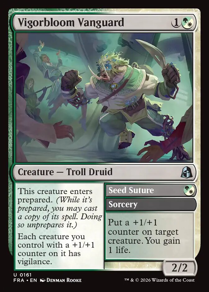 Vigorbloom Vanguard // Seed Suture (161) – Magic: The Gathering, Reality Fracture