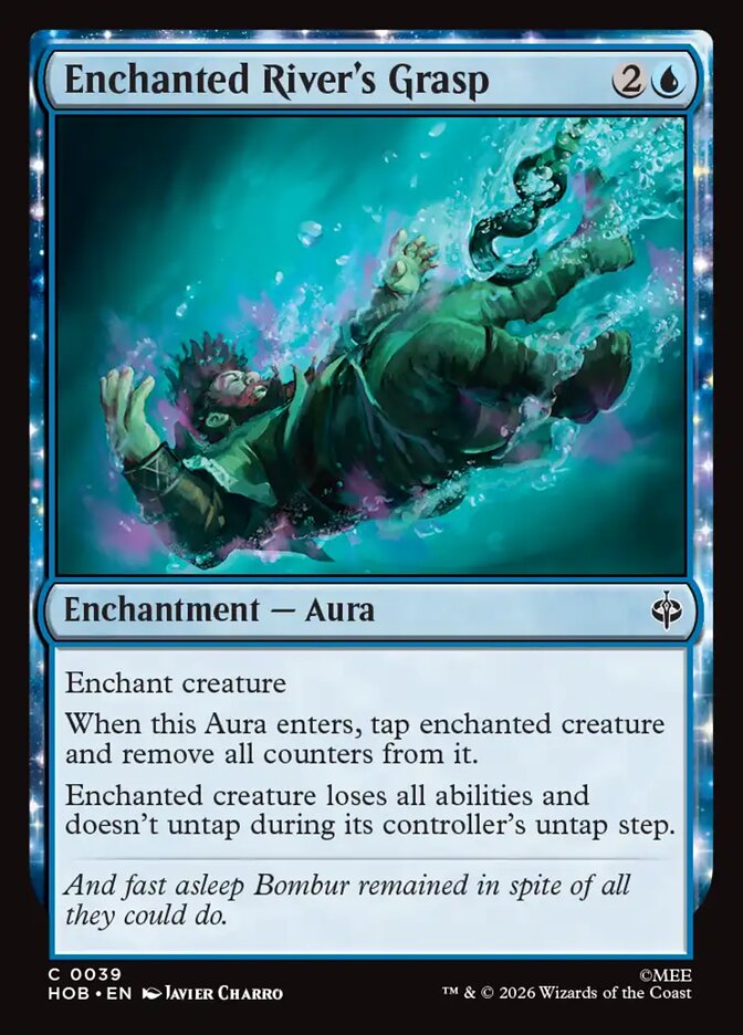 Enchanted River's Grasp (HOB-39) – MTG [Foil]
