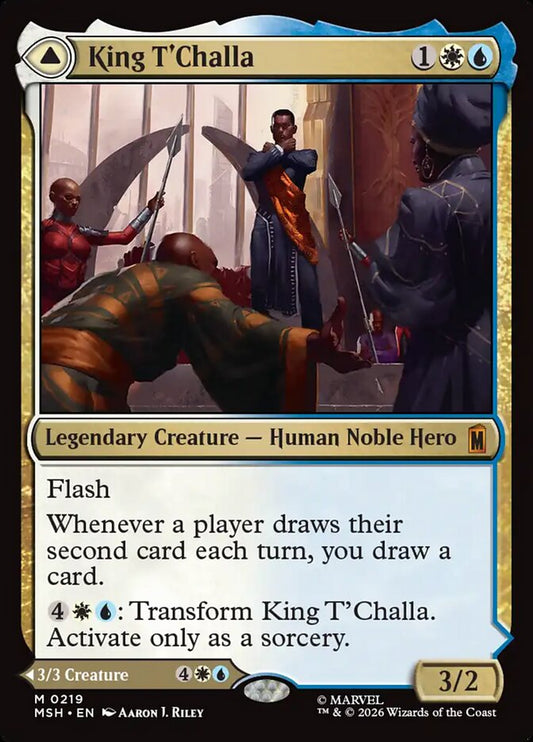 King T'Challa // Black Panther, Hope Enduring (219) – Magic: The Gathering, Marvel Super Heroes