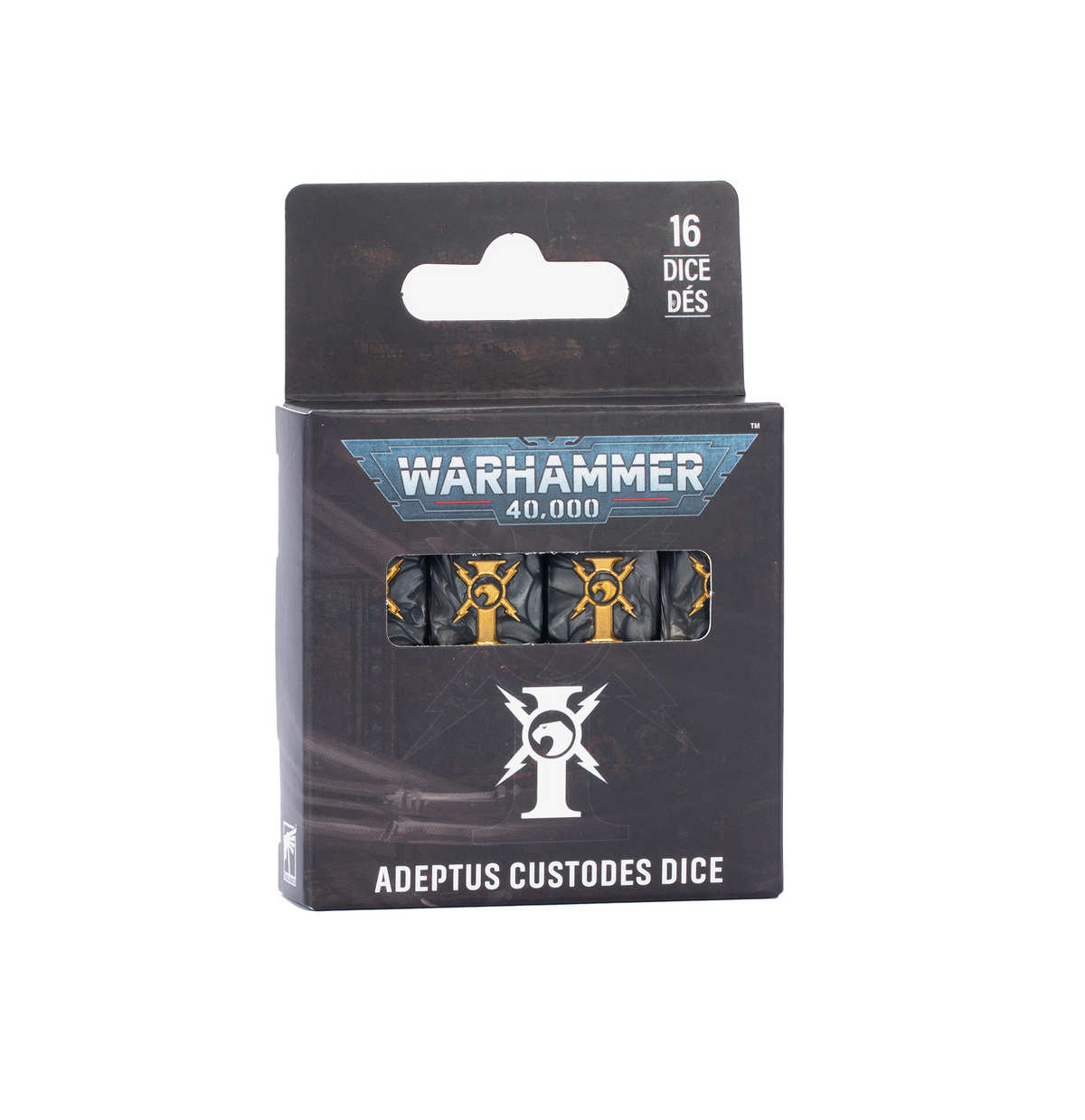 Ensemble de dés Adeptus Custodes Warhammer 40,000