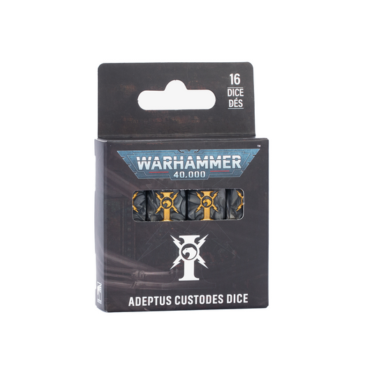 Ensemble de dés Adeptus Custodes Warhammer 40,000