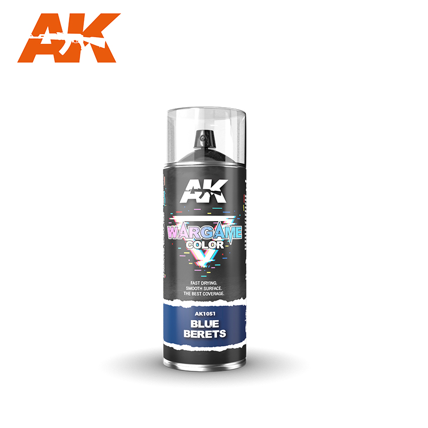 Bombe AK Interactive Wargame Blue Berets Spray 400 ml