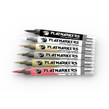 Les six marqueurs AK Interactive Playmarkers Skeletons & Zombies