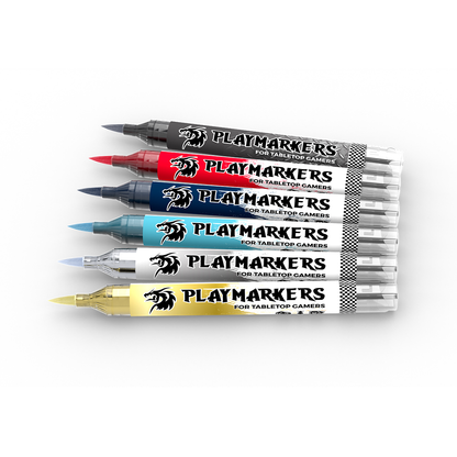 Les six marqueurs AK Interactive Playmarkers Space Knights