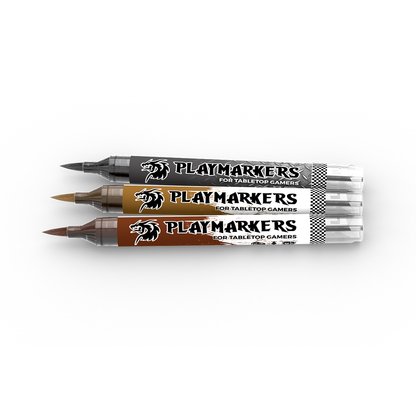 Les trois marqueurs AK Interactive Playmarkers Tools & Weapons
