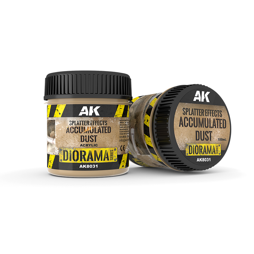 AK Interactive Splatter Effects Accumulated Dust – acrylique 100 ml