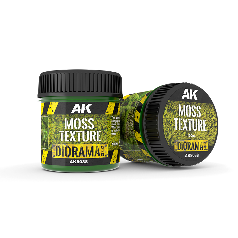 AK Interactive Moss Texture 100 ml AK8038 – mousse colorée pour diorama