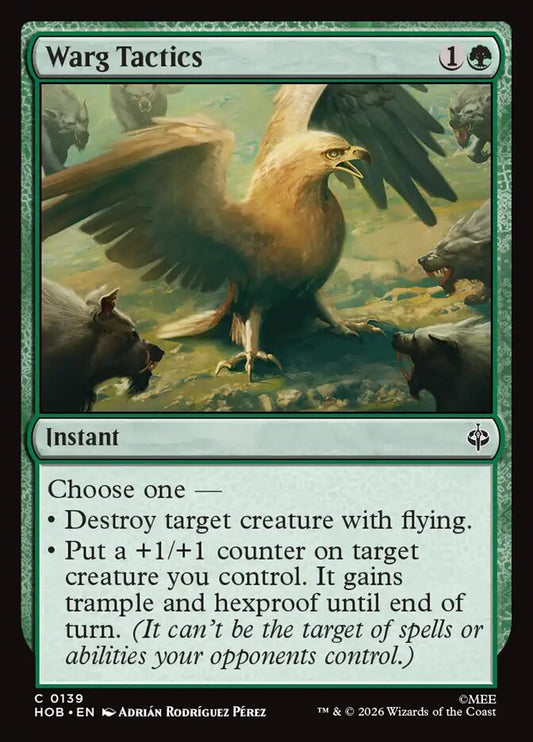 Warg Tactics (HOB-139) – MTG