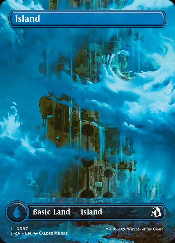 Island (387) – Magic: The Gathering, Reality Fracture