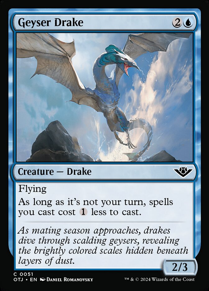 Geyser Drake (51) – Magic: The Gathering, Outlaws of Thunder Junction