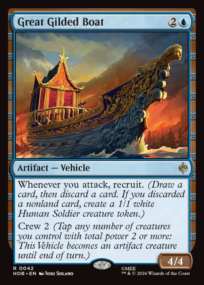 Great Gilded Boat (HOB-42) – MTG
