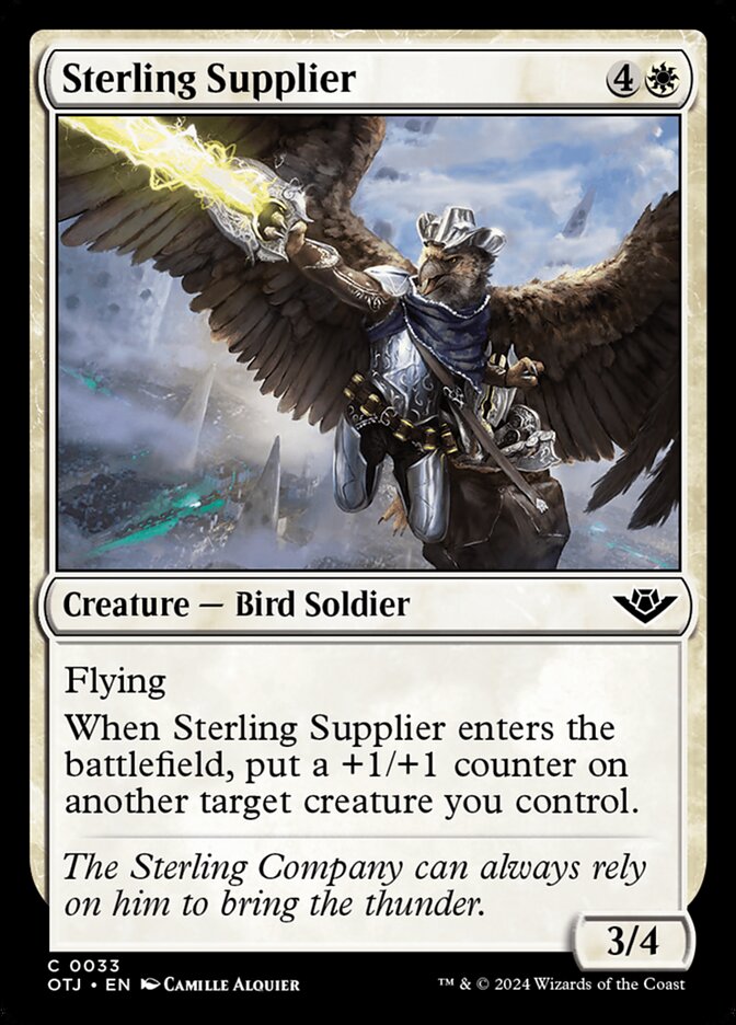 Sterling Supplier (33) – Magic: The Gathering, Outlaws of Thunder Junction