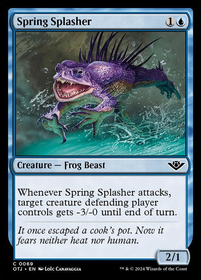 Spring Splasher (69) – Magic: The Gathering, Outlaws of Thunder Junction
