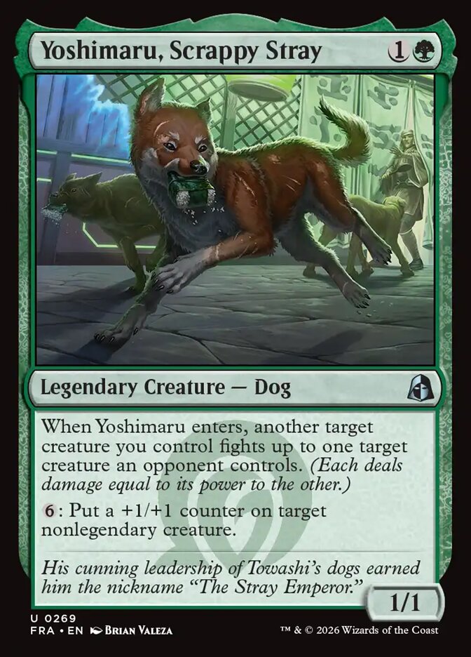 Yoshimaru, Scrappy Stray (269) – Magic: The Gathering, Reality Fracture [Foil]