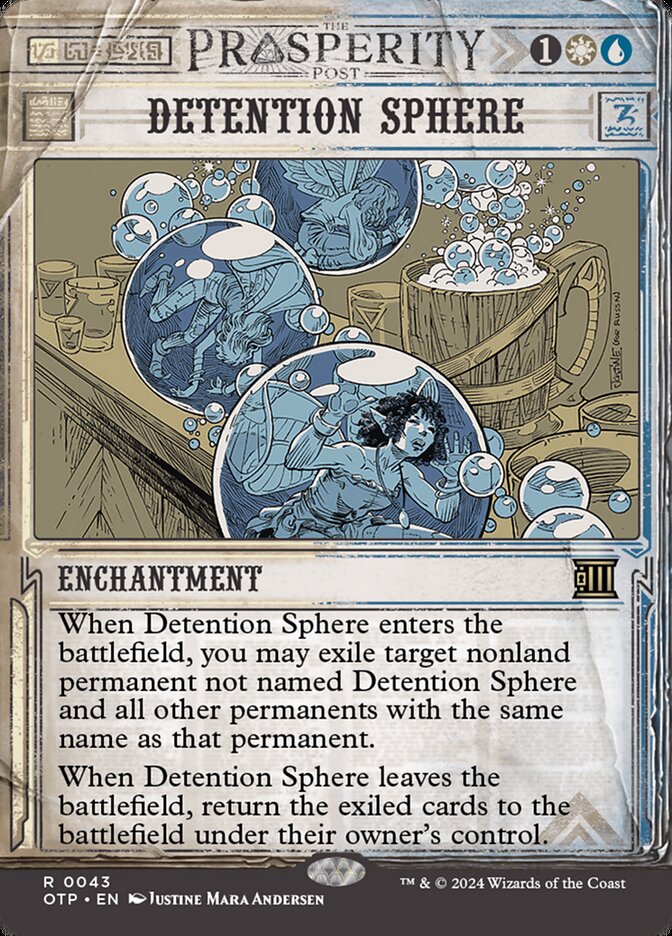 Detention Sphere (43) – Magic: The Gathering, Breaking News