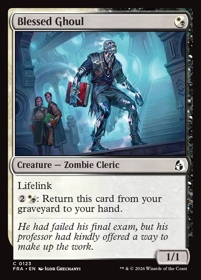 Blessed Ghoul (123) – Magic: The Gathering, Reality Fracture