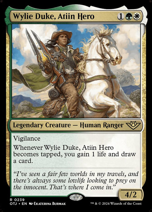 Wylie Duke, Atiin Hero (239) – Magic: The Gathering, Outlaws of Thunder Junction [Foil]