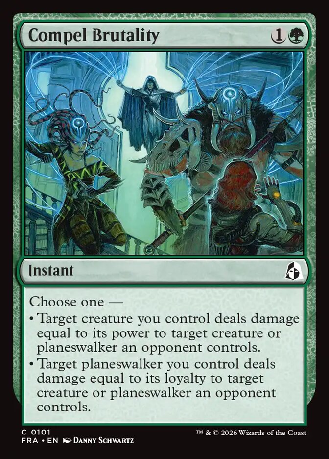 Compel Brutality (101) – Magic: The Gathering, Reality Fracture