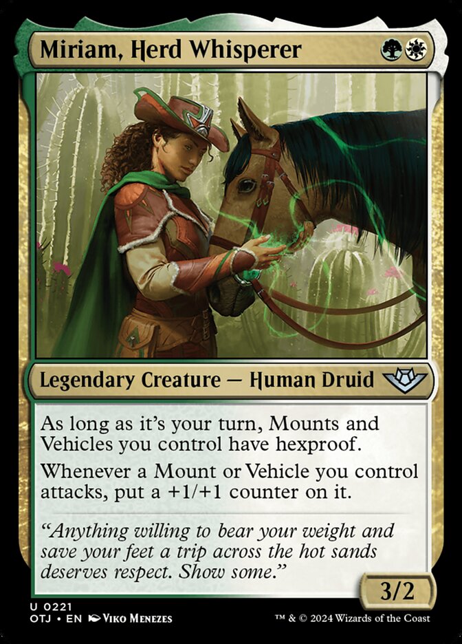 Miriam, Herd Whisperer (221) – Magic: The Gathering, Outlaws of Thunder Junction