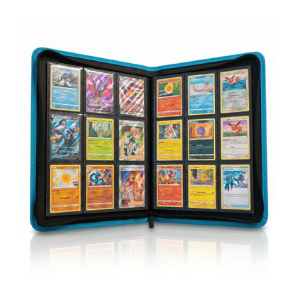 Cartable à fermeture éclair à 9 pochettes EVORETRO pour 360 cartes de collection