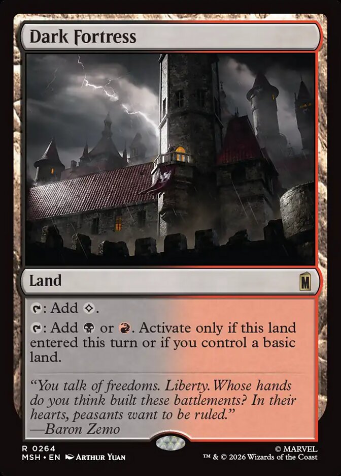 Dark Fortress (264) – Magic: The Gathering, Marvel Super Heroes