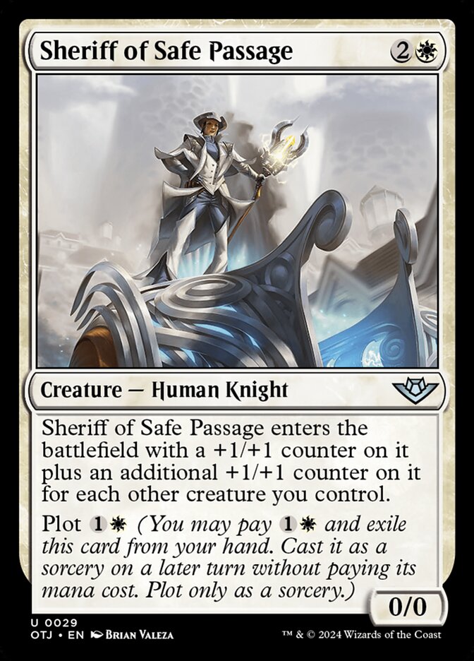 Sheriff of Safe Passage (29) – Magic: The Gathering, Outlaws of Thunder Junction