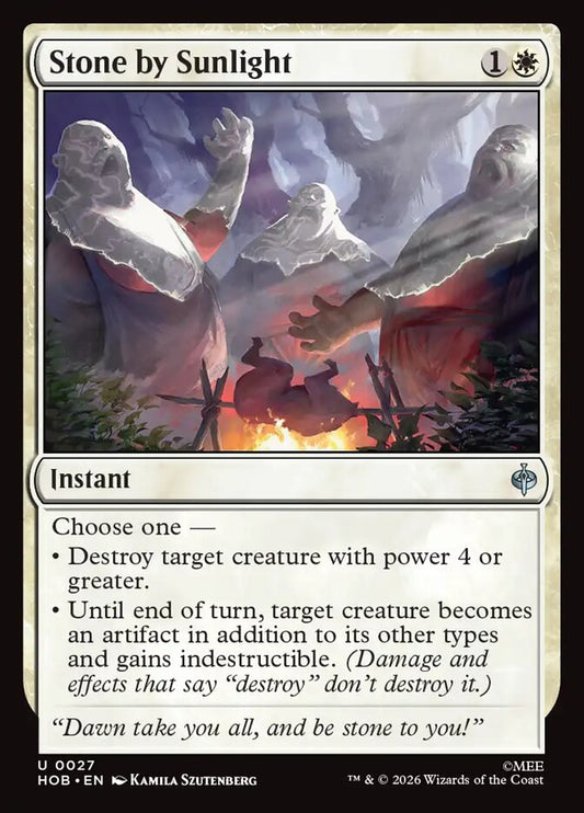 Stone by Sunlight (HOB-27) – MTG