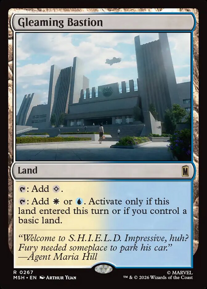 Gleaming Bastion (267) – Magic: The Gathering, Marvel Super Heroes