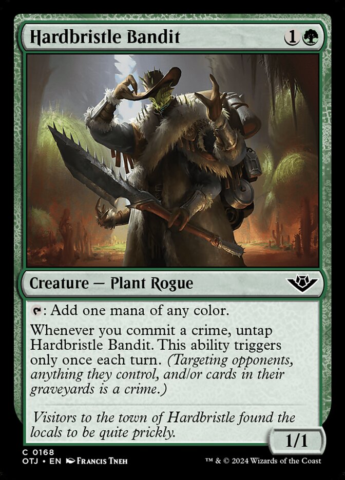 Hardbristle Bandit (168) – Magic: The Gathering, Outlaws of Thunder Junction