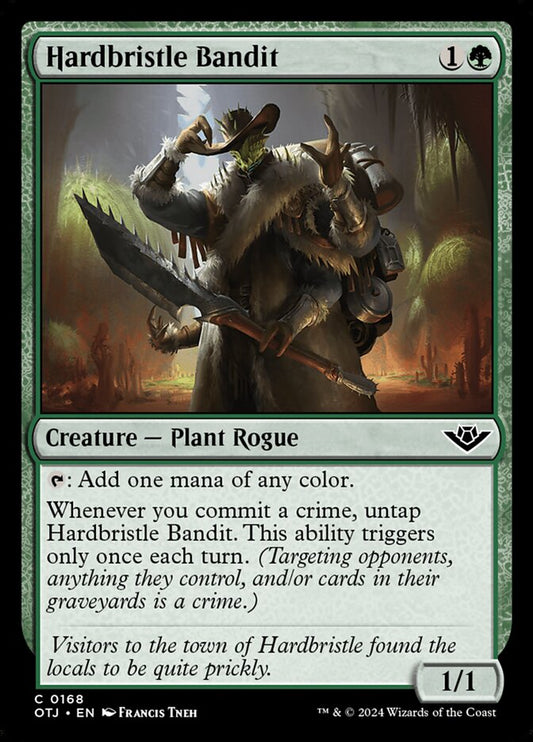 Hardbristle Bandit (168) – Magic: The Gathering, Outlaws of Thunder Junction [Foil]