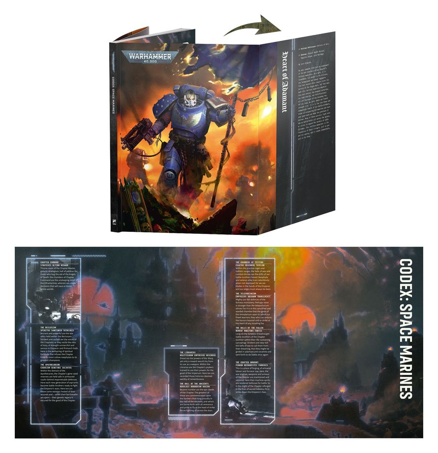 Codex Space Marines English – interior preview