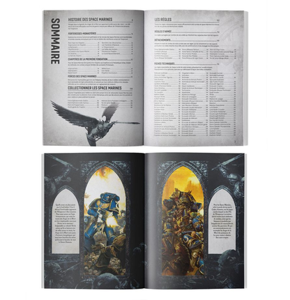 Codex Space Marines français – aperçu des pages