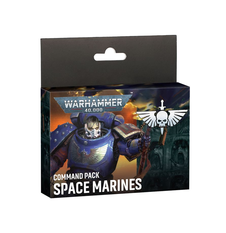 Command Pack Space Marines – English Warhammer 40,000 box