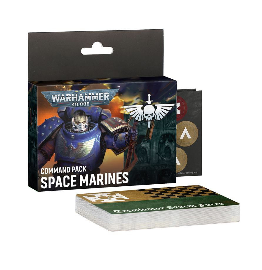 Command Pack Space Marines – English cards and tokens
