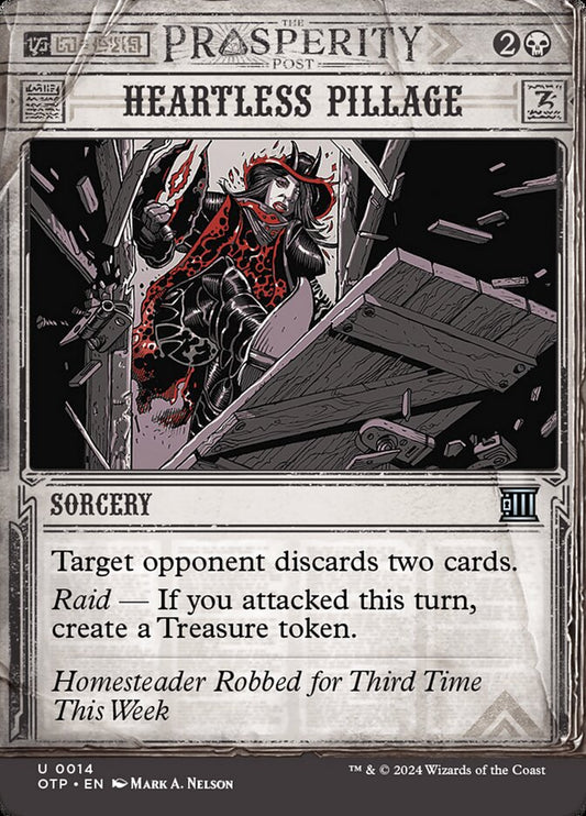 Heartless Pillage (14) – Magic: The Gathering, Breaking News