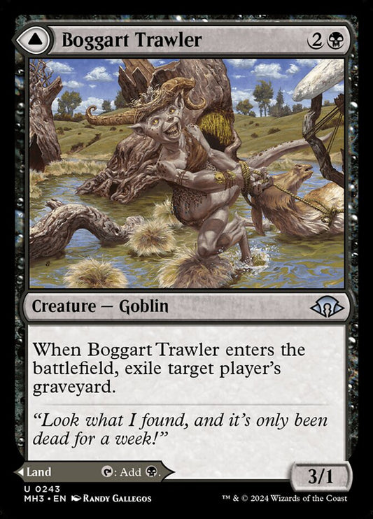 Boggart Trawler // Boggart Bog (243) – Magic: The Gathering, Modern Horizons 3