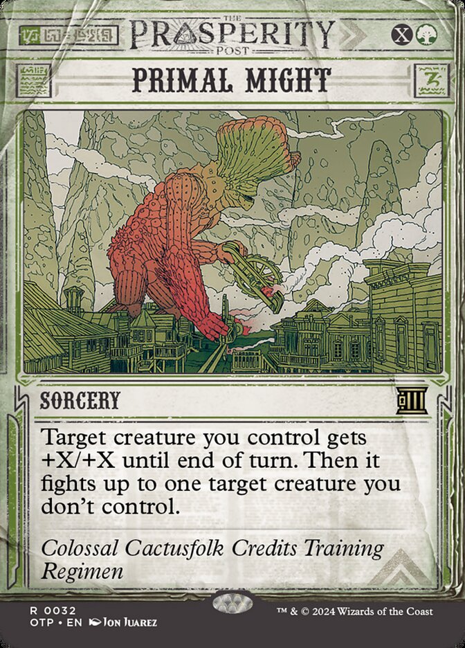 Primal Might (32) – Magic: The Gathering, Breaking News [Foil]