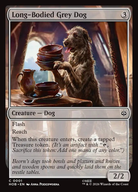 Long-Bodied Grey Dog (HOB-1) – MTG