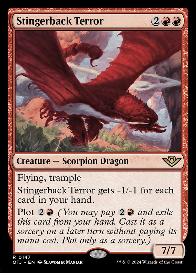 Stingerback Terror (147) – Magic: The Gathering, Outlaws of Thunder Junction