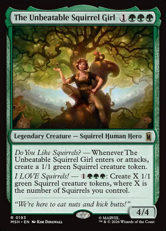 The Unbeatable Squirrel Girl (193) – Magic: The Gathering, Marvel Super Heroes