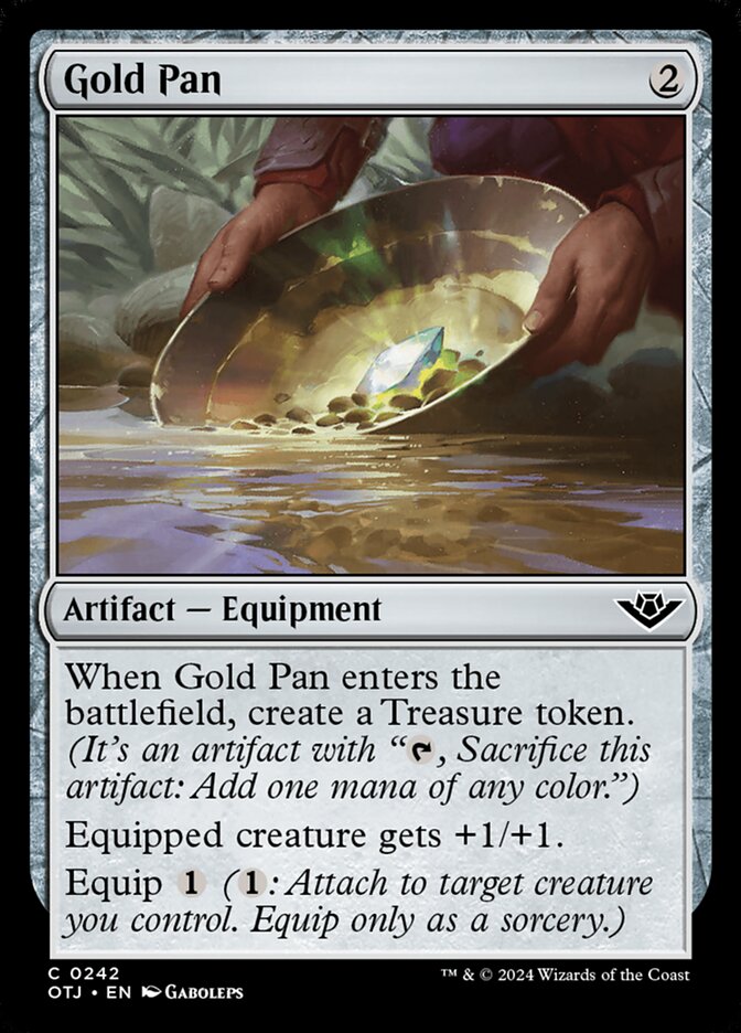 Gold Pan (242) – Magic: The Gathering, Outlaws of Thunder Junction
