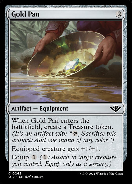 Gold Pan (242) – Magic: The Gathering, Outlaws of Thunder Junction