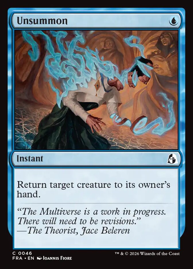 Unsummon (46) – Magic: The Gathering, Reality Fracture