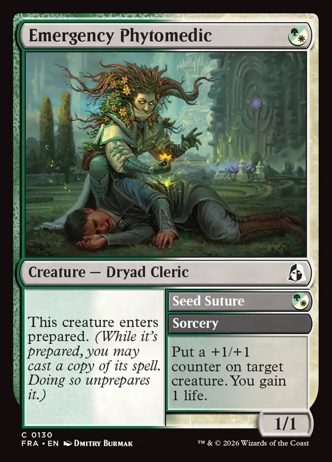 Emergency Phytomedic // Seed Suture (130) – Magic: The Gathering, Reality Fracture
