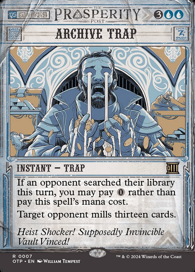 Archive Trap (7) – Magic: The Gathering, Breaking News