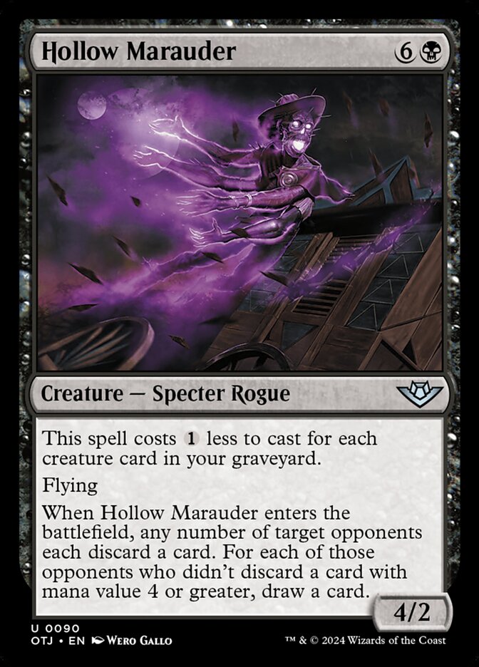 Hollow Marauder (90) – Magic: The Gathering, Outlaws of Thunder Junction [Foil]