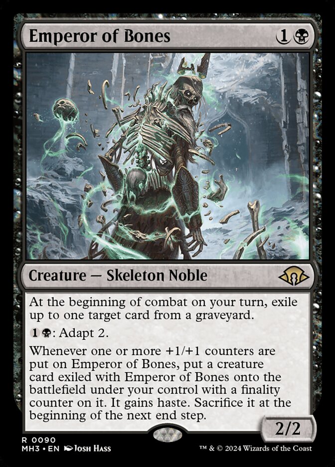 Emperor of Bones (90) – Magic: The Gathering, Modern Horizons 3