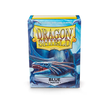 Dragon Shield Matte Bleu – boîte de 100 pochettes